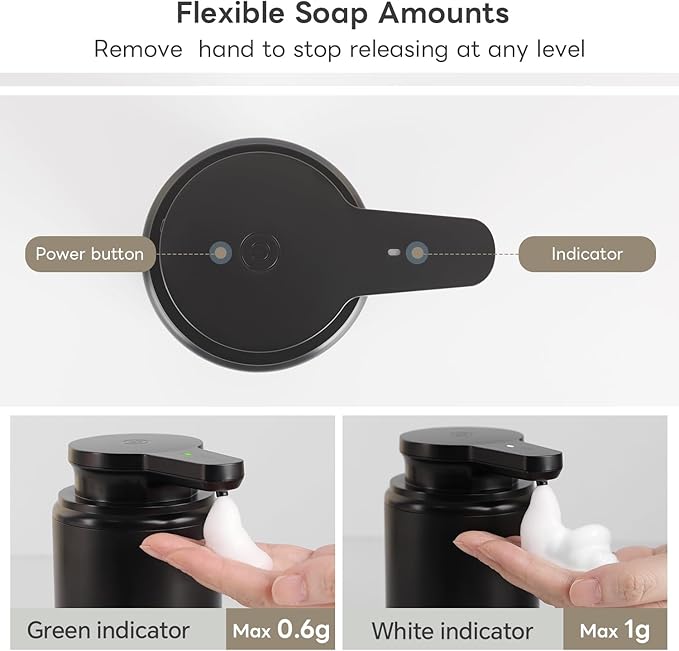 Automatic Foaming Soap Dispenser, Rechargeable Touchless Foam Hand Soap - Image 3