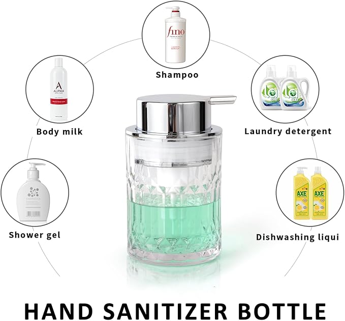 Bathroom Glass Soap Dispenser - Image 5