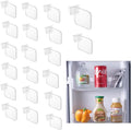 20 pcs Fridge Divider Set, Plastic Retractable Fridge Door Organizer Clip by Unknown