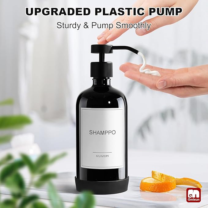GMISUN Plastic Shampoo and Conditioner Dispenser - Image 6