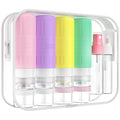 GLAMFIELDS Travel Bottles for Toiletries, TSA Approved 3.3oz Size LeakProof by GLAMFIELDS
