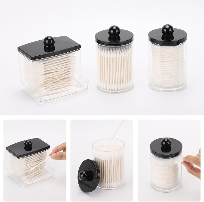 Tbestmax 3 Pack Qtips Holder Dispenser - Image 5