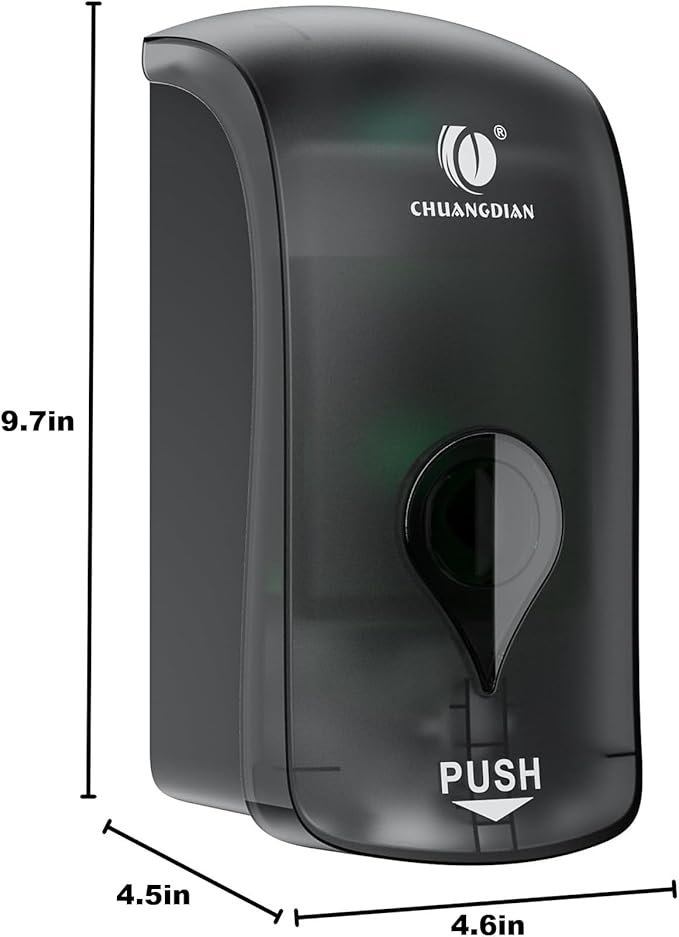 Foaming Hand Soap Dispenser, 35oz Manual Refillable Wall Mount Soap Dispenser - Image 3