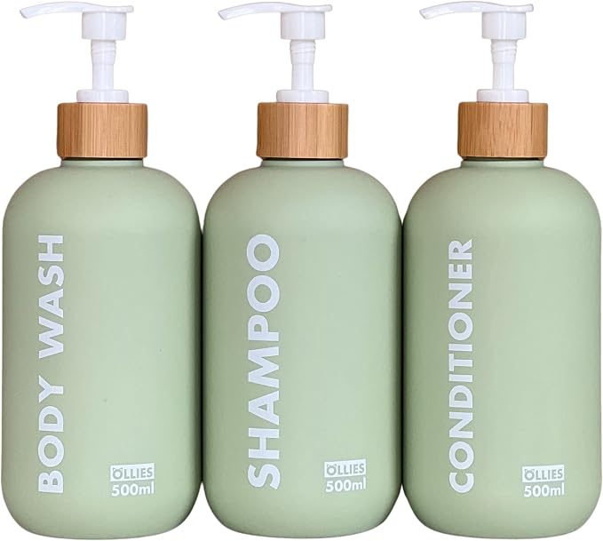OLLIES Shampoo and Conditioner Dispenser, Shower Soap Dispenser by OLLIES