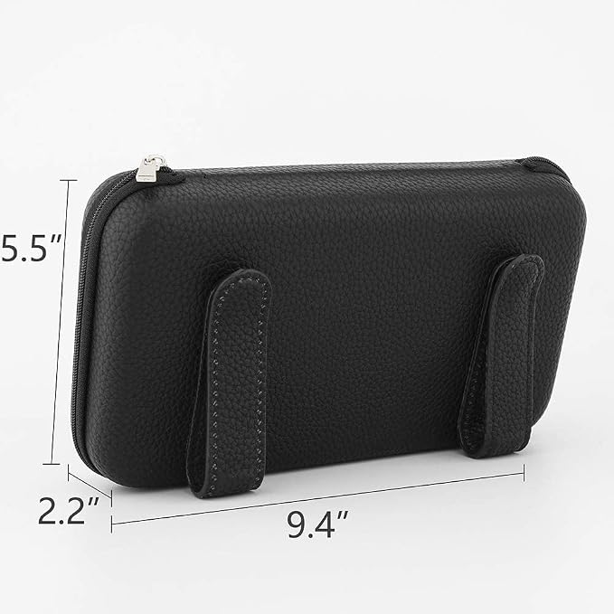 Sun Visor Tissue Holder, Zipper Napkin Holder, PU Leather Backseat Tissue Case - Image 8