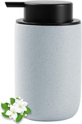 Hand Soap Dispenser for Bathroom Decro, Ceramic Liquid Pump Bottles Refillable by JiatuA