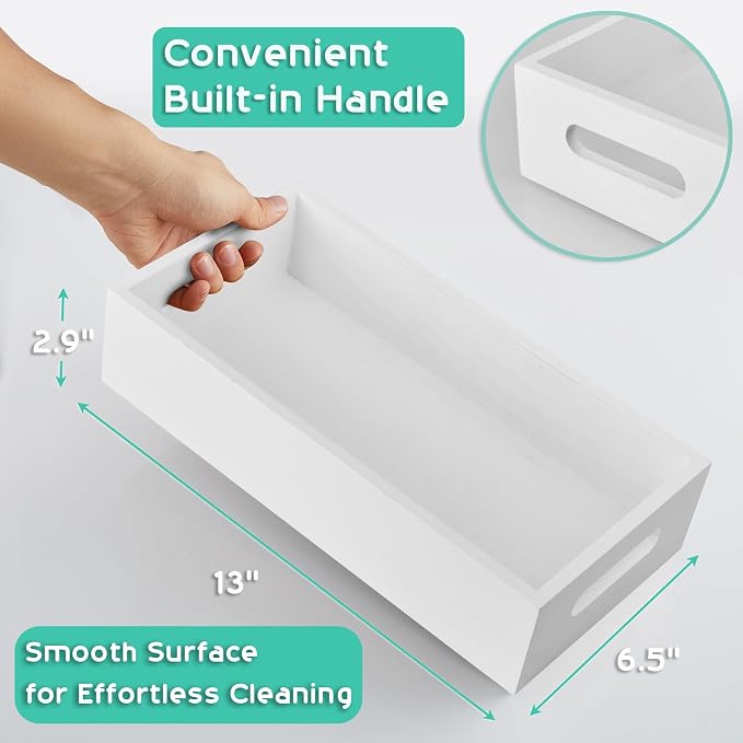 ALELION White Bathroom Basket - Image 6