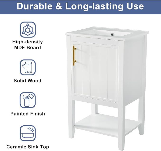 Bellemave 20" Small Bathroom Vanity - Image 6