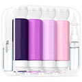 Redfly 17PCS Travel Bottles for Toiletries, TSA Approved Travel Size Containers by Redfly
