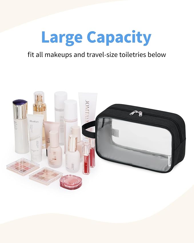 Narwey Travel Toiletry Bag for Women Traveling Dopp Kit Men Travel Bag for - Image 3