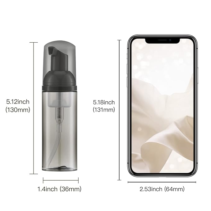 2oz Foam Bottle Empty Foaming Pump Dispenser - Image 5