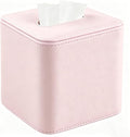Tissue Box Holder Square PU Leather Stylish Facial Tissue Box by TNIIFXC