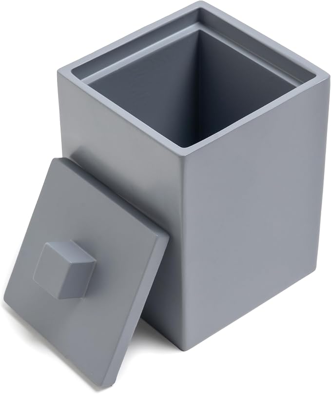 Cotton Swab Holder, Bathroom Resin Q Tips Holder - Image 3