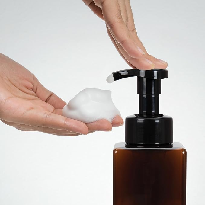 Ginger Lily Farms Foaming Soap Dispenser, Refillable Plastic Pump Bottles - Image 4