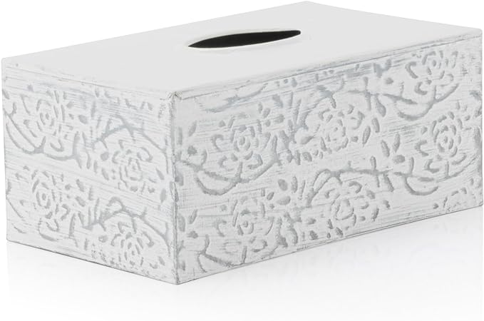 Modern Farmhouse Decorative Tissue Box Holder by CraftsmanRoad