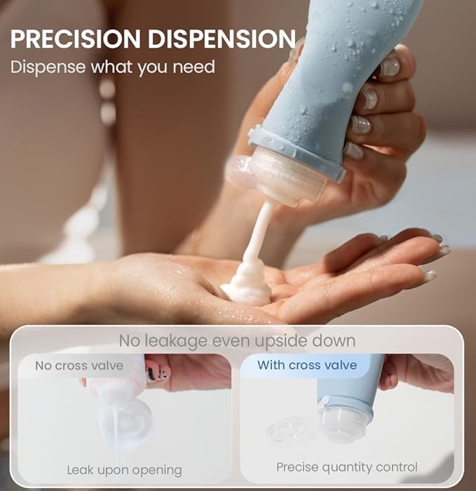 Travel Bottles for Toiletries, TSA Approved 2oz Container, High-Effeiciency - Image 5