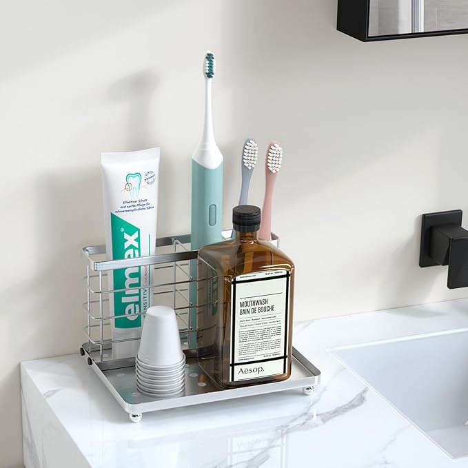 Luxspire Toothbrush Holders for Bathroom, Toothbrush Holder - Image 3