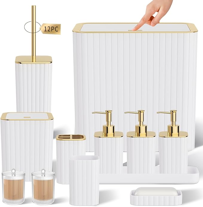 Bathroom Accessory Set by LetUsMakeHomeYourFavoriteDestination