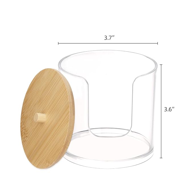 Tbestmax Plastic Cotton Round Holder and Dispenser - Image 2