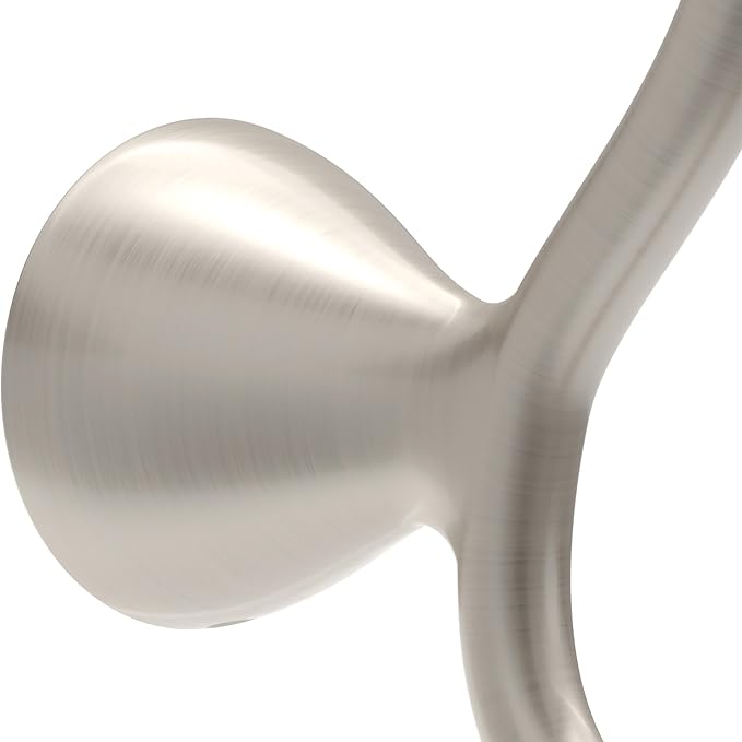 Delta ARV35-DN Arvo Double Towel Hook Bath Hardware Accessory in Brushed Nickel - Image 4