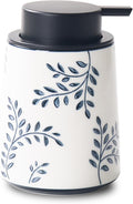 Hand Soap Dispenser for Bathroom, Ceramic Lotion Dispenser, Chinoiserie by Magclay