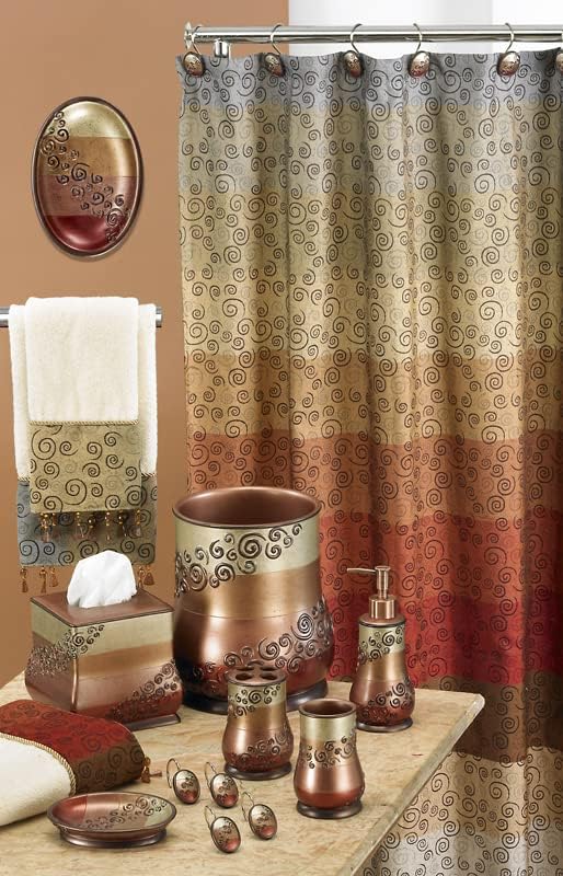 Zahari Home 4pc Miramar Bathroom Accessories Sets Lotion Pump, Tooth Brush - Image 7