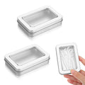 2 Pack Cotton Swab Holder for Travel Portable Metal Floss Pick Case by Unknown