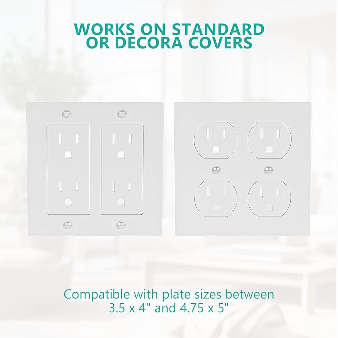 WALI Double Outlet Shelf Wall Holder – Bathroom Shelf Duplex - Image 5