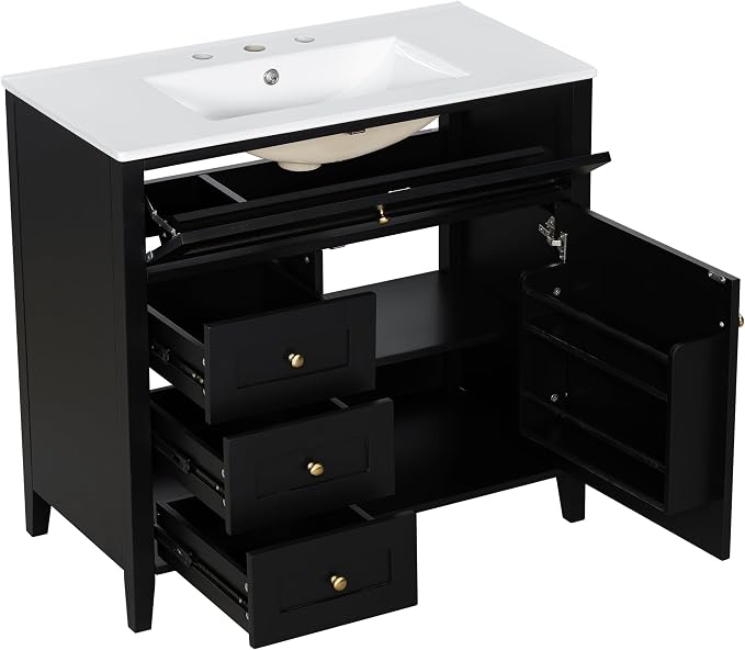 Harper & Bright Designs 36" Bathroom Vanity - Image 9