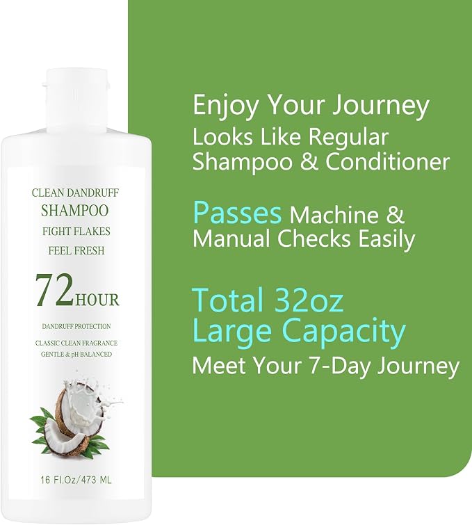 Cruise Empty Shampoo Bottles: 32oz in Total Leak-Proof - Image 2