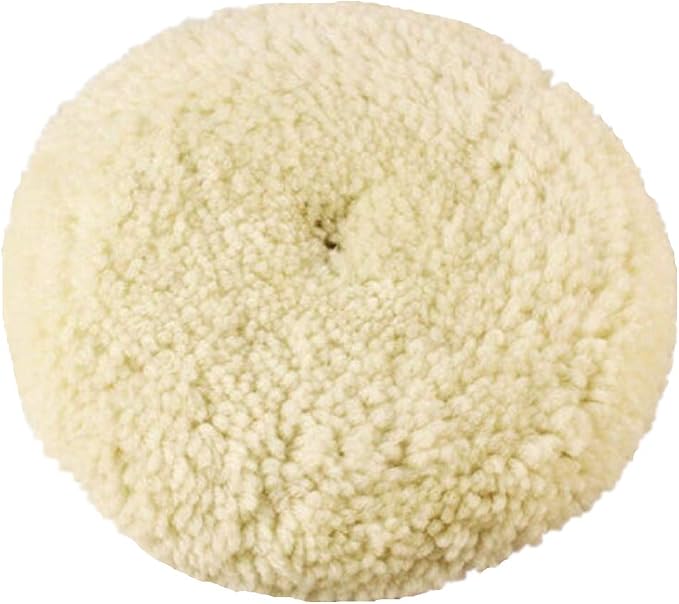 Wool Buffing Pad, Buffing & Cutting, 100% Twisted 4-ply Sheepswool Material by INZOEY