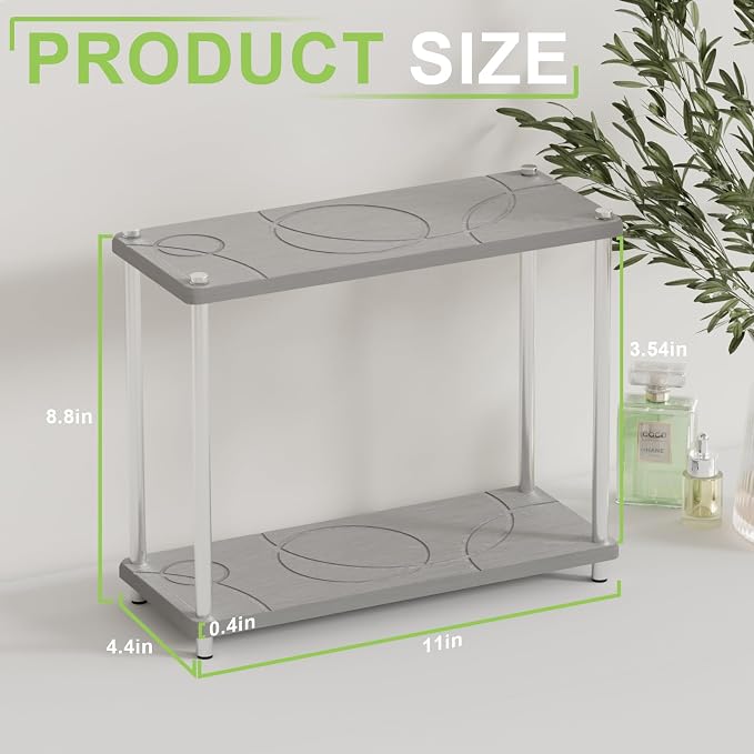 Bathroom Countertop Organizer Water Absorbing Stone Bathroom Organizer 2 Tier - Image 2
