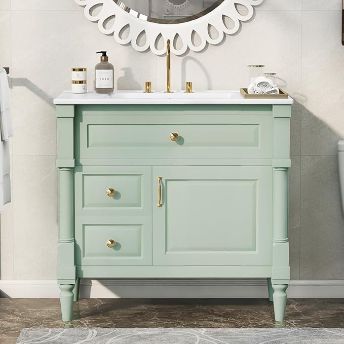 Harper & Bright Designs 36" Bathroom Vanity - Image 3