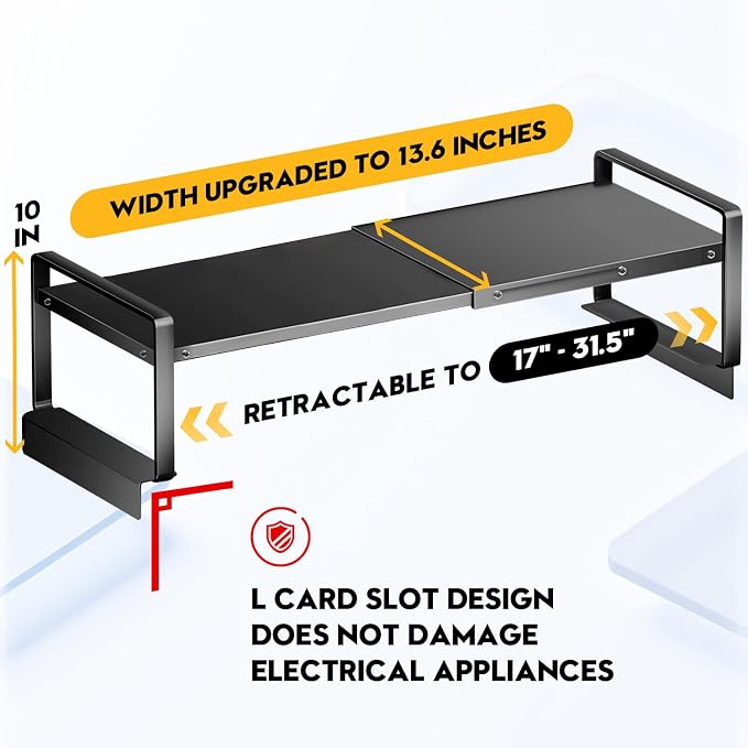 Adjustable Refrigerator or Washer Top Storage Rack - Image 2
