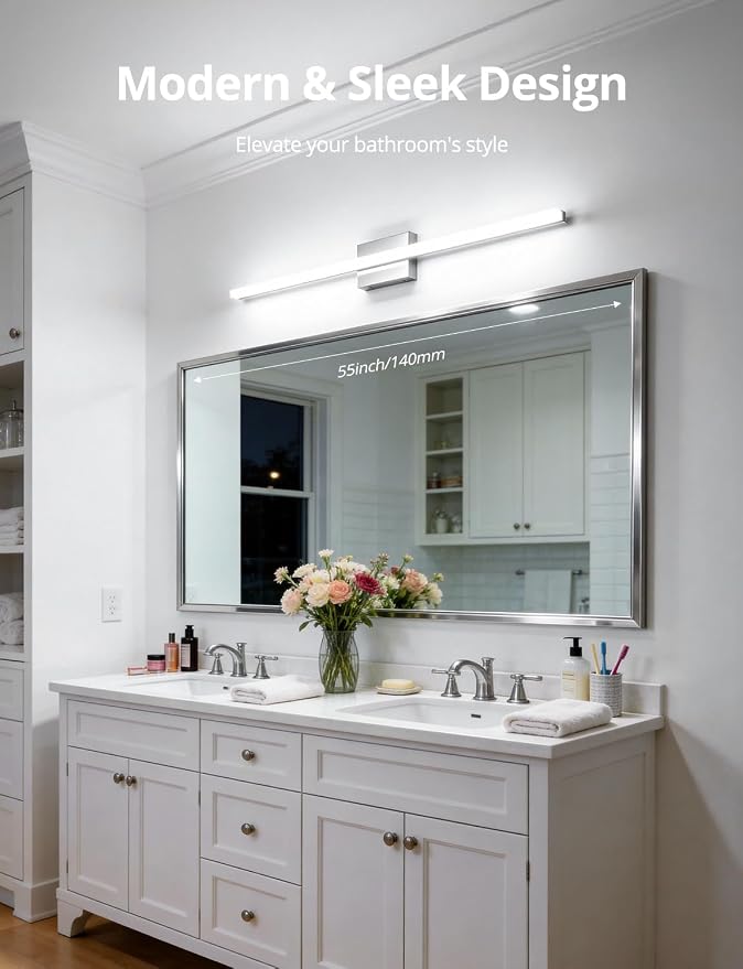 Combuh 48Inch Bathroom Vanity Light Fixtures Extra Long Lighting Bar Above - Image 4