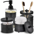 Autumn Alley Farmhouse Matte Black Bathroom Accessories Set by AutumnAlley