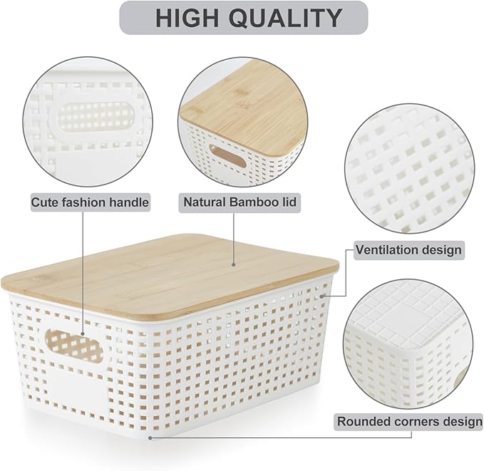 Small Plastic Storage Bins - Image 3