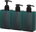 Suream 9.5oz Refillable Pump Press Bottles, Plastic Shampoo and Conditioner by Suream