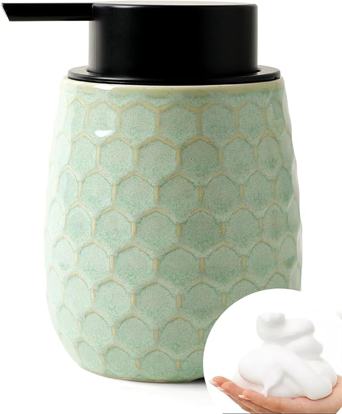 Foaming Soap Dispenser, 12OZ Ceramic Foam Hand Soap Dispenser by ANTISSHOME
