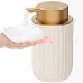 Ceramic Foaming Soap Dispenser, 12 oz Bathroom Foam Hand Soap Dispenser by Dlirho