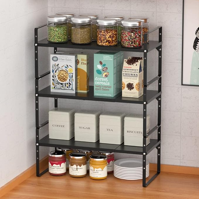 Slideep Expandable Cupboard Organizer, Large Kitchen Cabinet Organizer - Image 5