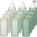 12 Pack Car Tissue Cylinder Holder Bulk by Fourluoo