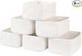 6 Pack Storage Baskets for Shelves, Small Baskets for Shelves, Cute Decorative by OIASKET