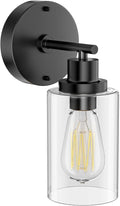 GORDNWE 1-Light Bathroom Wall Sconce, Matte Black Vanity Light, Modern Wall by GORDNWE