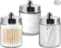 3PC Apothecary Jar Canisters Bathroom Vanity Organizer by Komashr