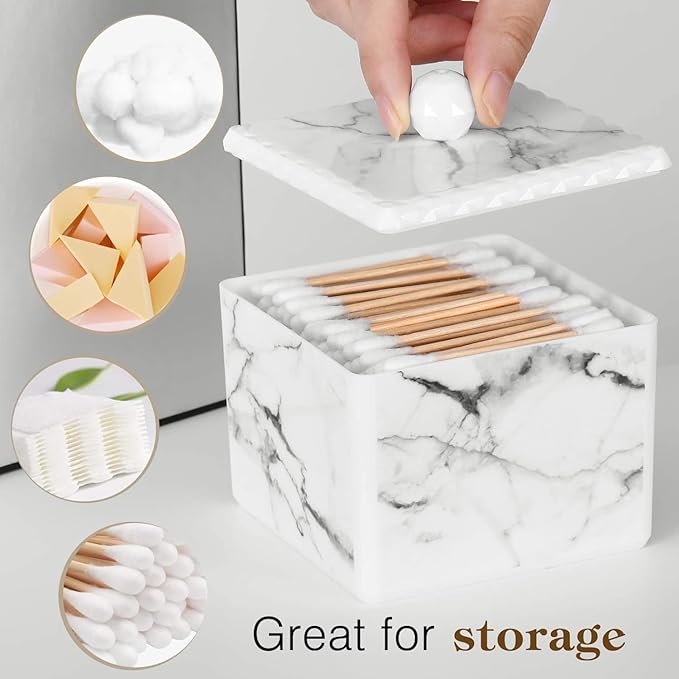 Luxspire Cotton Swab Storage Box - Image 2