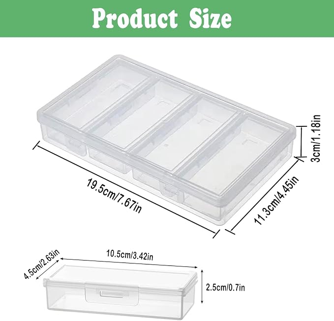 Cotton Swab Holder for Travel, 4 in 1 Portable Small Dental Floss Holder - Image 3