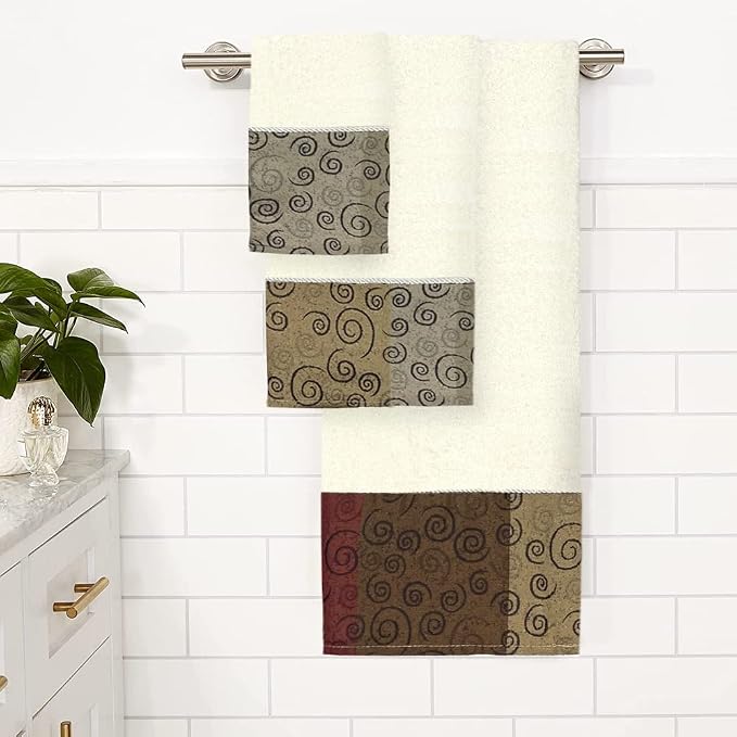 Zahari Home Miramar 3 Piece Bath Towel Set - Image 2
