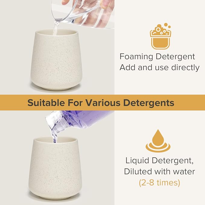 Foaming Soap Dispenser - 12 Oz Ceramic Soap Dispenser - Image 5