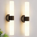 Wall Sconces Set of Two, Modern Bathroom Sconces Wall Lighting by Meybiok